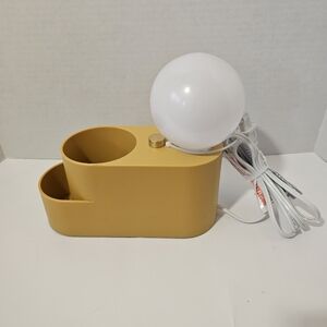 Yellow Dorm Lamp with Storage